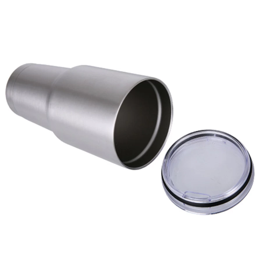 Tazze da caffè personalizzate in acciaio inossidabile con bicchiere da vino a doppia parete da 20 30 once con tazza da caffè isolata sottovuoto con coperchio sigillato