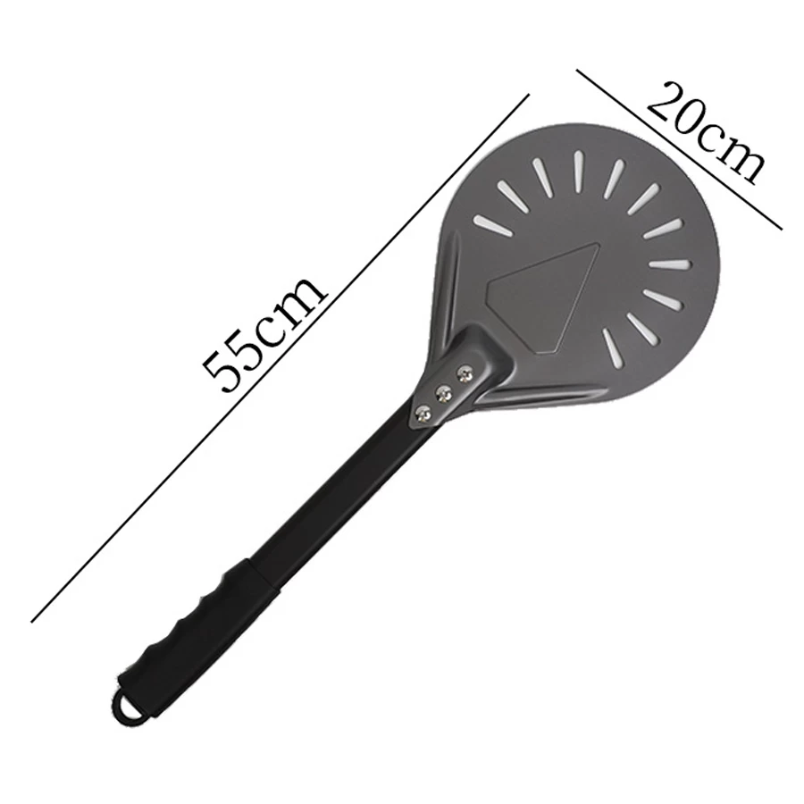 Baking Tool Rolls Cut Pizza Non-Stick Handle Round Pizza Roller Cutter Household Safety Stainless Steel Pizza Lifter - COPY - 83fjop