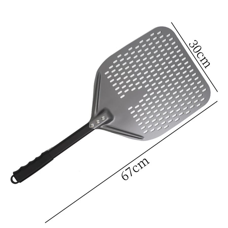 Baking Tool Rolls Cut Pizza Non-Stick Handle Round Pizza Roller Cutter Household Safety Stainless Steel Pizza Lifter - COPY - 83fjop