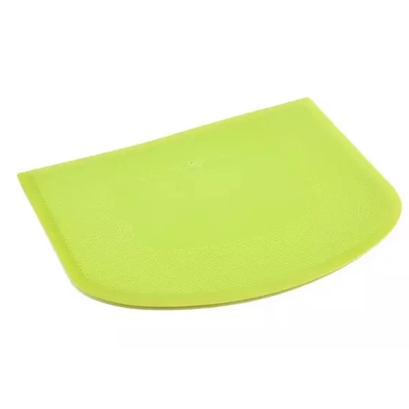 Cortador de masa de silicona seguro para alimentos semicírculo Raspador de plástico Pan Panadero casero Accesorios Harina Masa