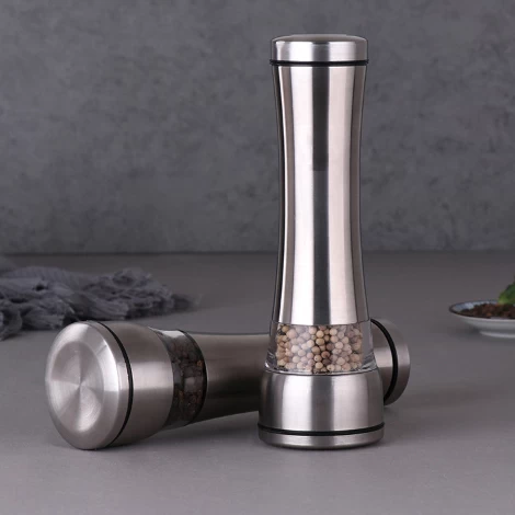 Macina spezie manuale premium Macina sale e pepe in acciaio inossidabile regolabile in ceramica