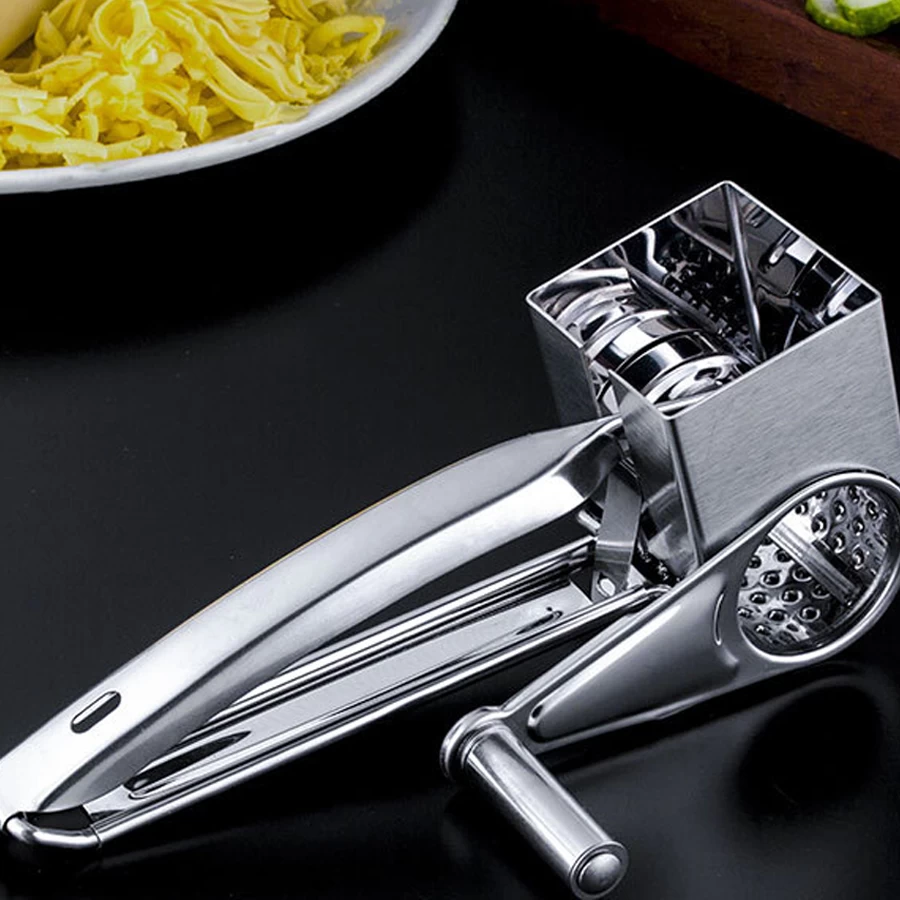 Râpe à fromage en acier inoxydable avec trancheuse à fromage pour couteau de cuisine à la main