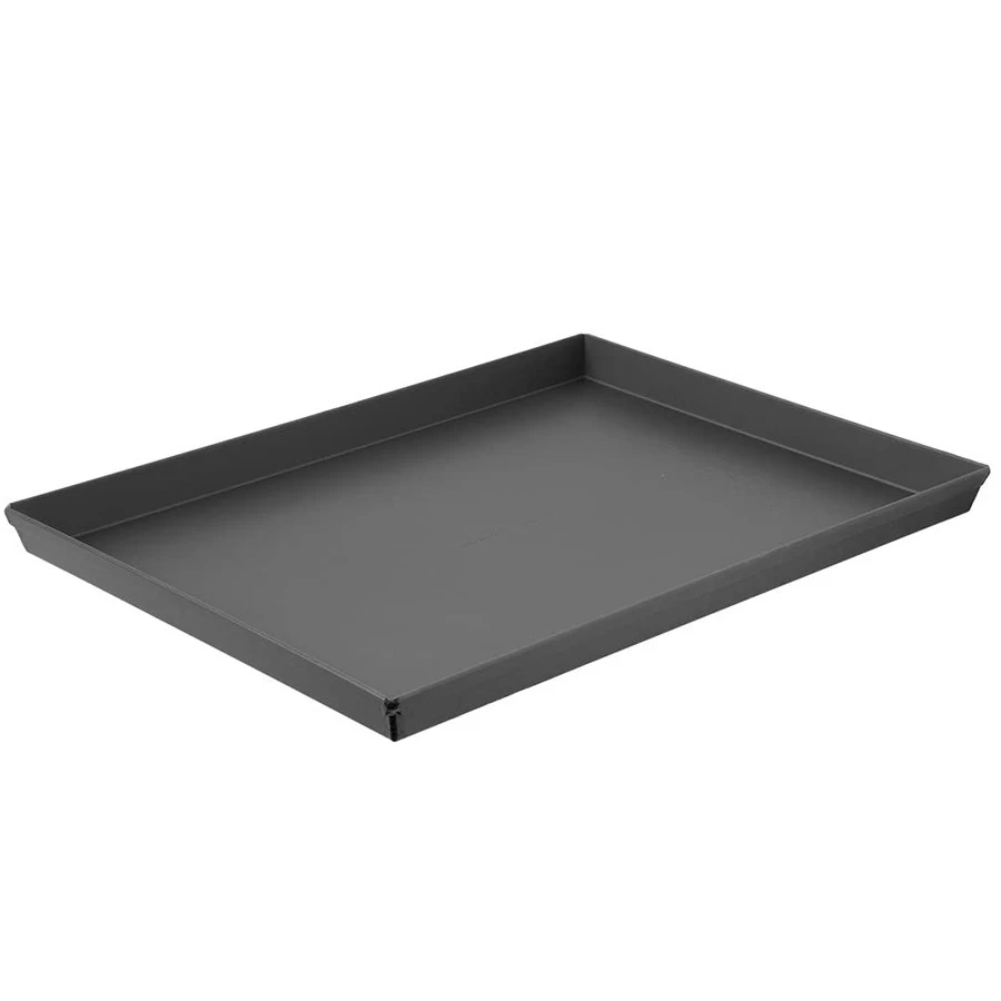 Plato hondo de cerámica de 9 pulgadas, horno tostador Rectangular de acero y aluminio, sartén más profunda para Pizza estilo Detroit pesado