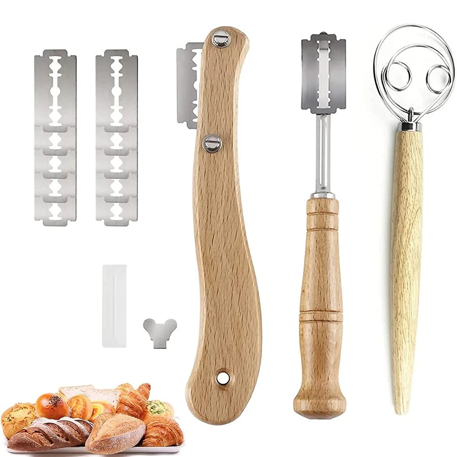 7 set di frusta per pasta con raschietto per pasticceria Strumenti per pizza in acciaio inossidabile