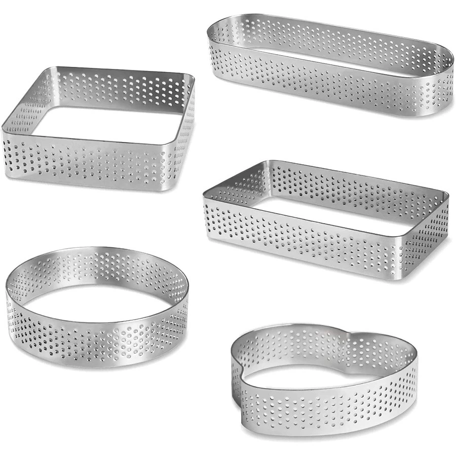 Kitchen Strawberry Chocolate Mousse Moulds French Tart Baking Set