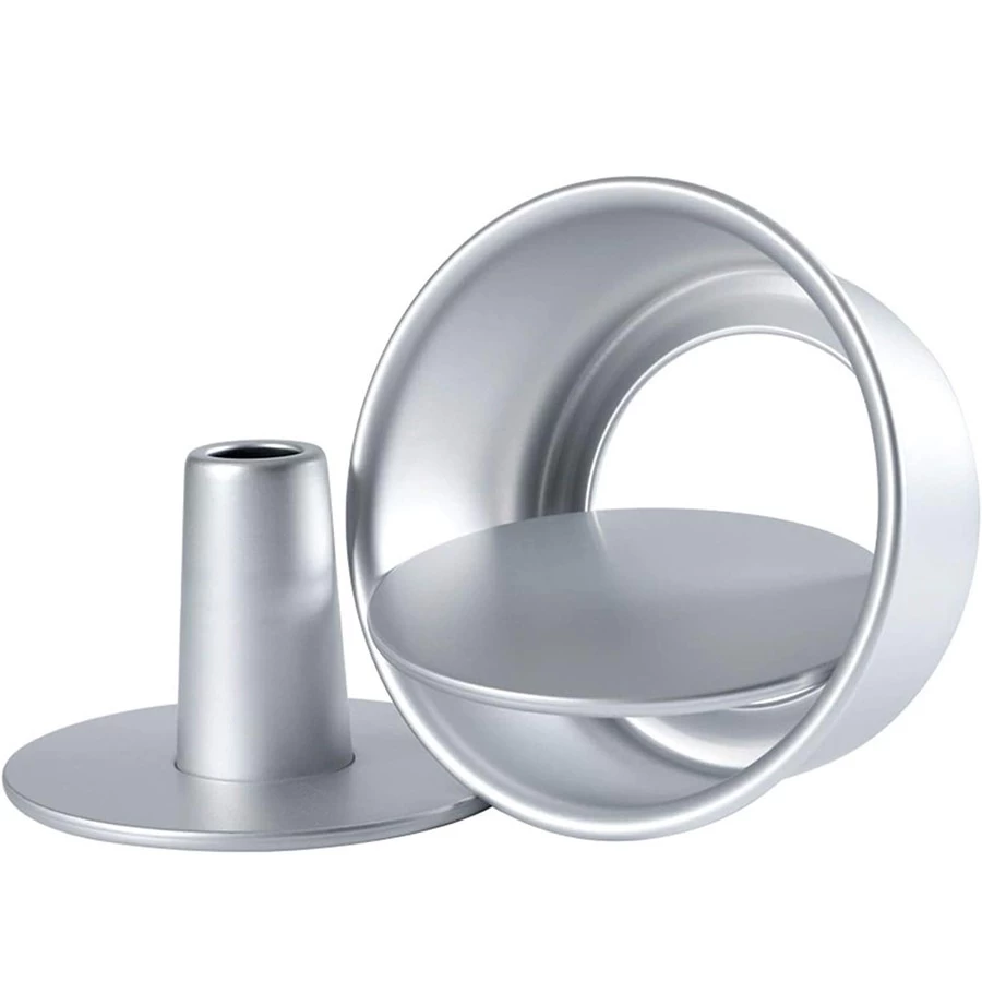 La hornada amistosa de Eco equipa las mini tortas Bundt de forma redonda de aluminio de 6 pulgadas de las cacerolas para pasteles