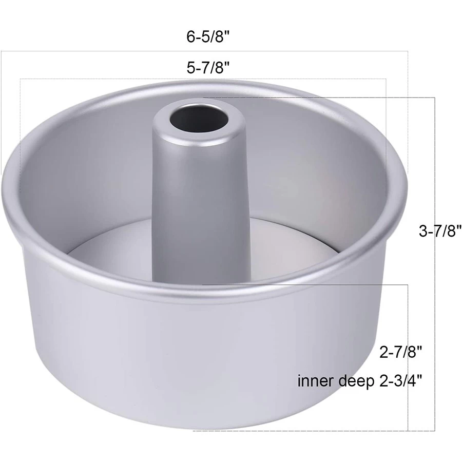 La hornada amistosa de Eco equipa las mini tortas Bundt de forma redonda de aluminio de 6 pulgadas de las cacerolas para pasteles