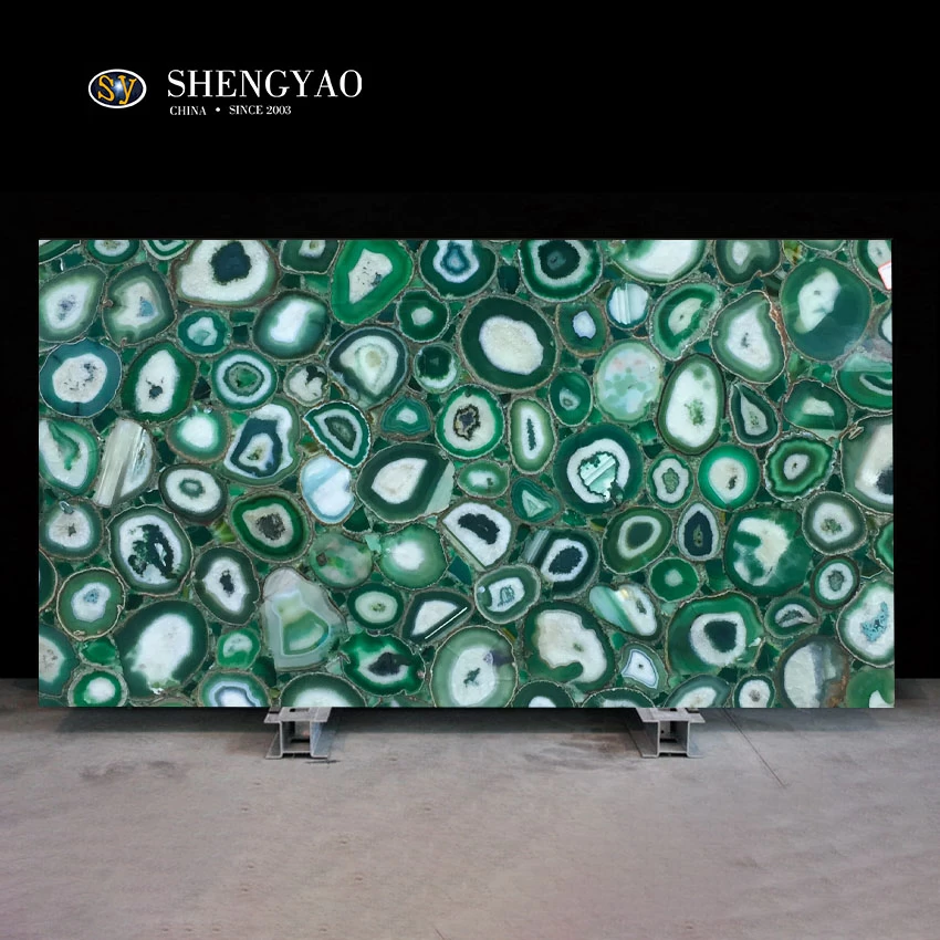 绿玛瑙宝石板