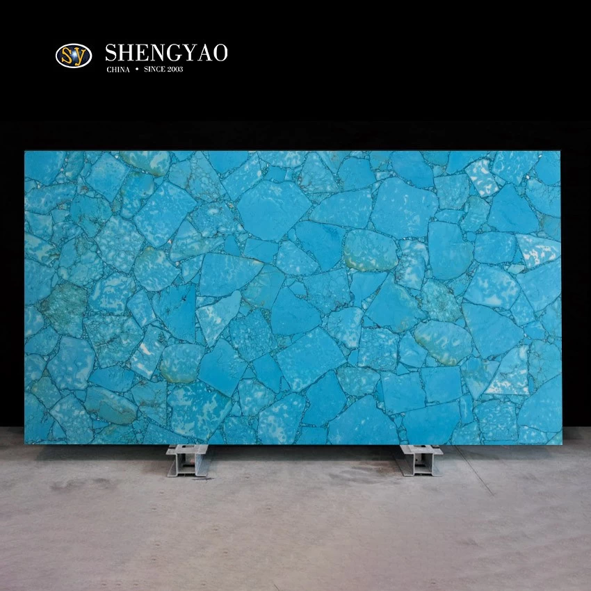 Grandes dalles de pierres précieuses en pierre semi-précieuse Turquoise à vendre