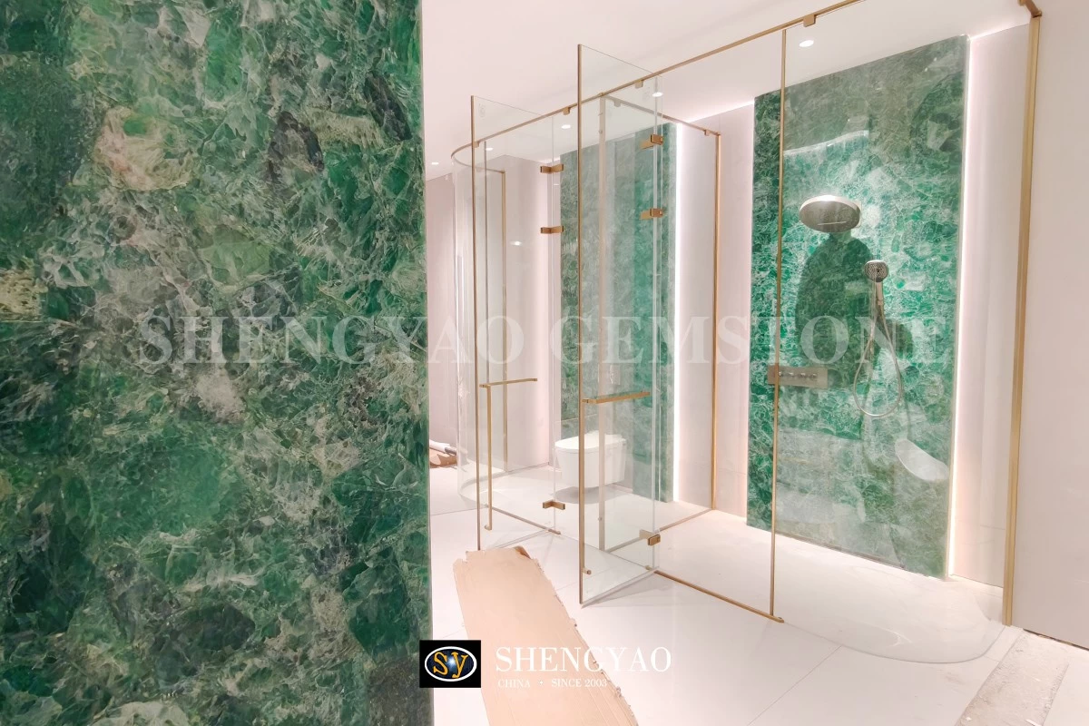 bathroom shower wall