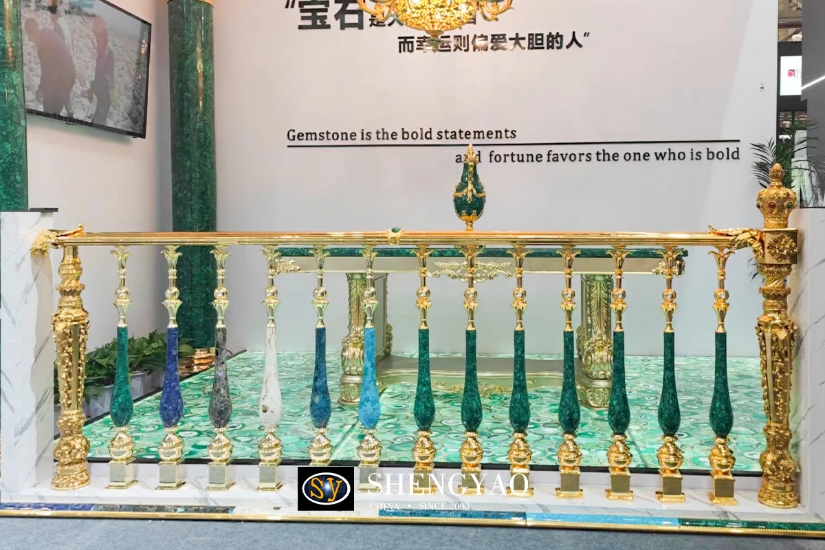 semi precious stone gemstone Balustrade