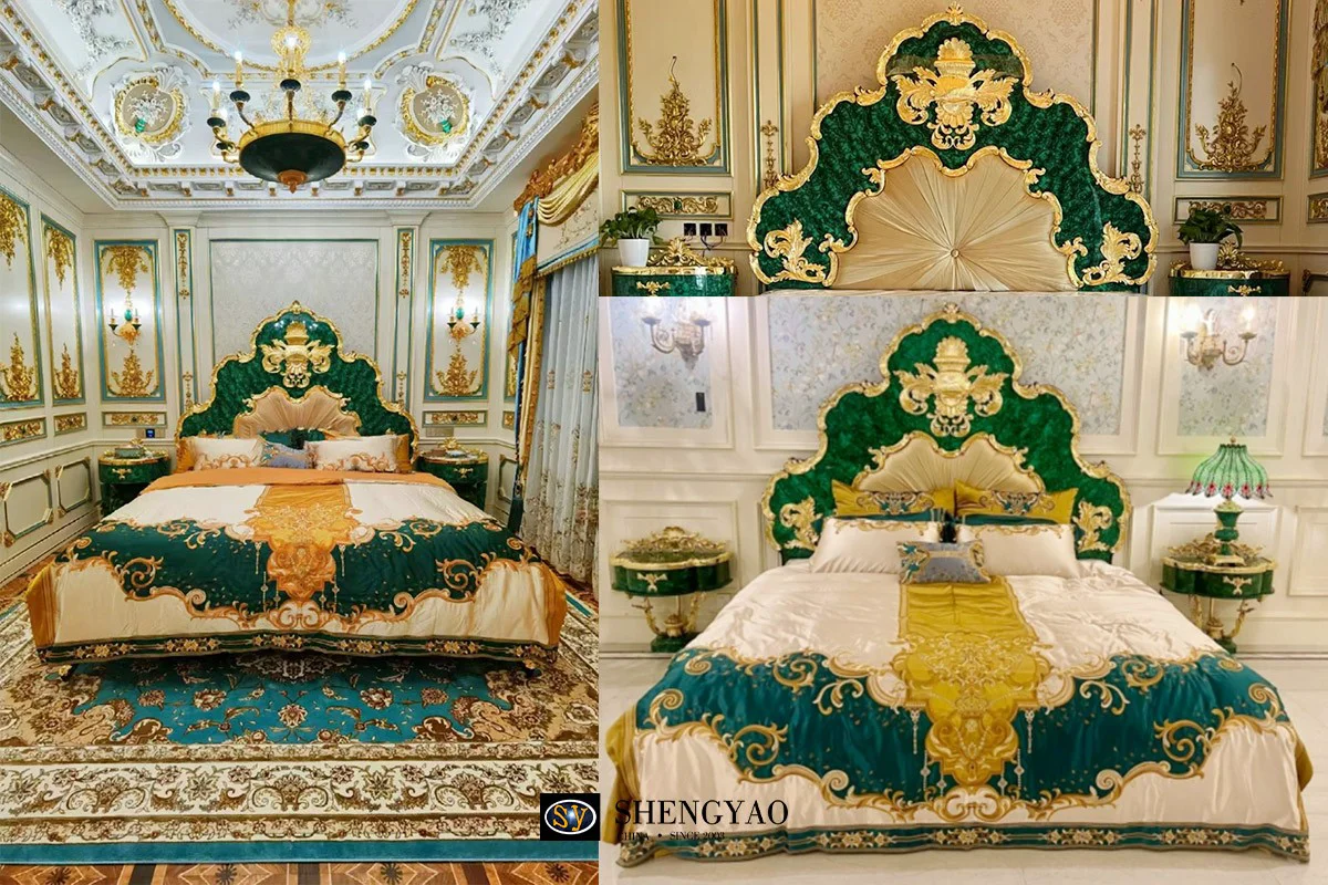 malachite semi precious stone Furniture