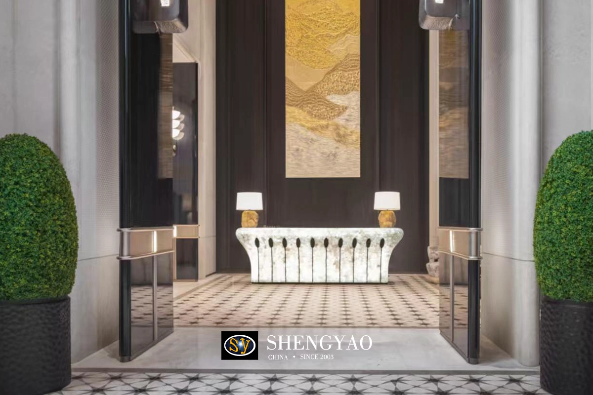 Backlit Bar & Reception Counter