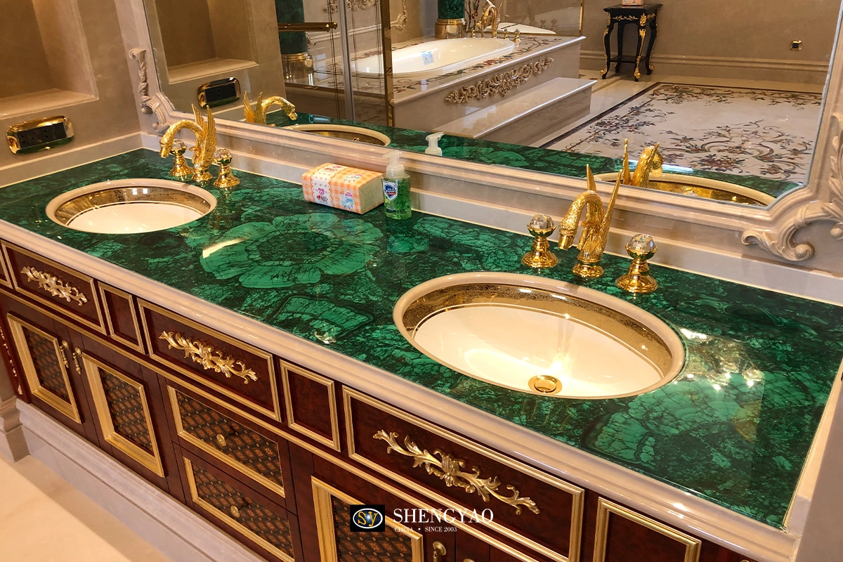 malachite countertop factory manufacturer supplier