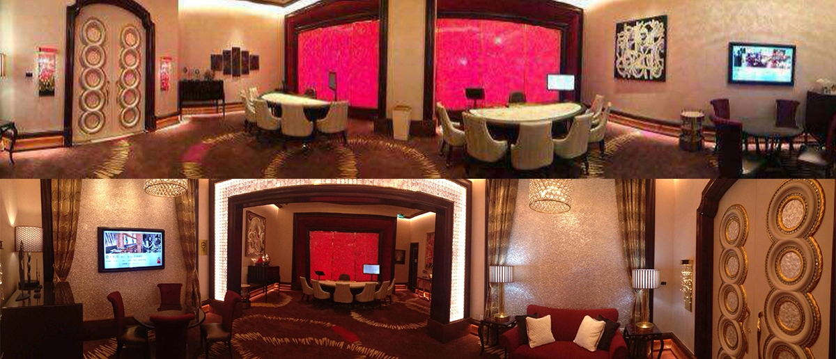 rose quartz backlit wall panel