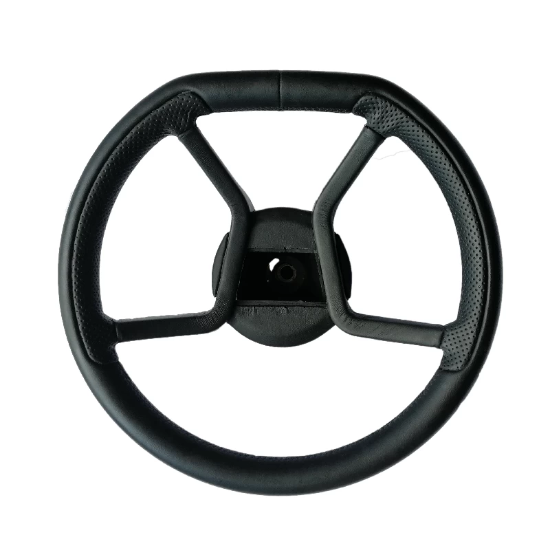 China polyurethane auto parts steering wheel PU foam lawn mower steering wheel customize
