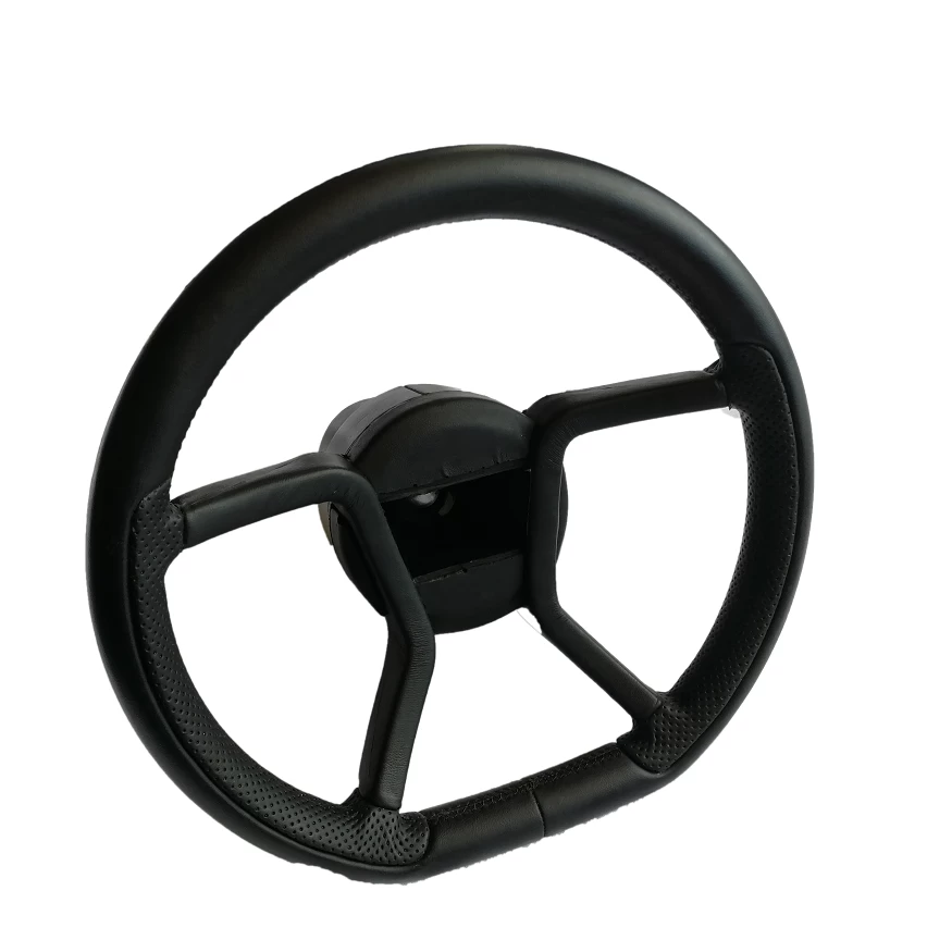 customize PU Polyurethane steering wheel China Manufacturer Classic Durable Spare Parts with Perforated Leather  water proof