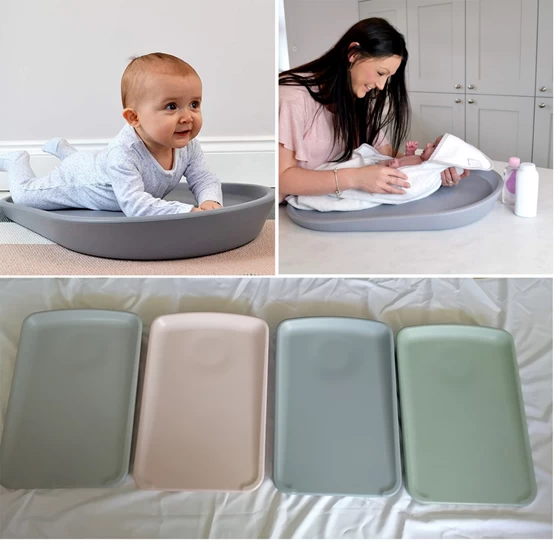 Factory customize pu moulded foam baby changing pad for baby