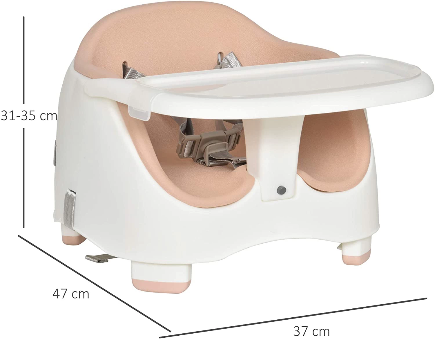 Finehope 塑料增高餐桌幼兒餐椅座椅 1/6 便攜式座椅 Bumbo 地板嬰兒坐起椅我嬰兒座椅