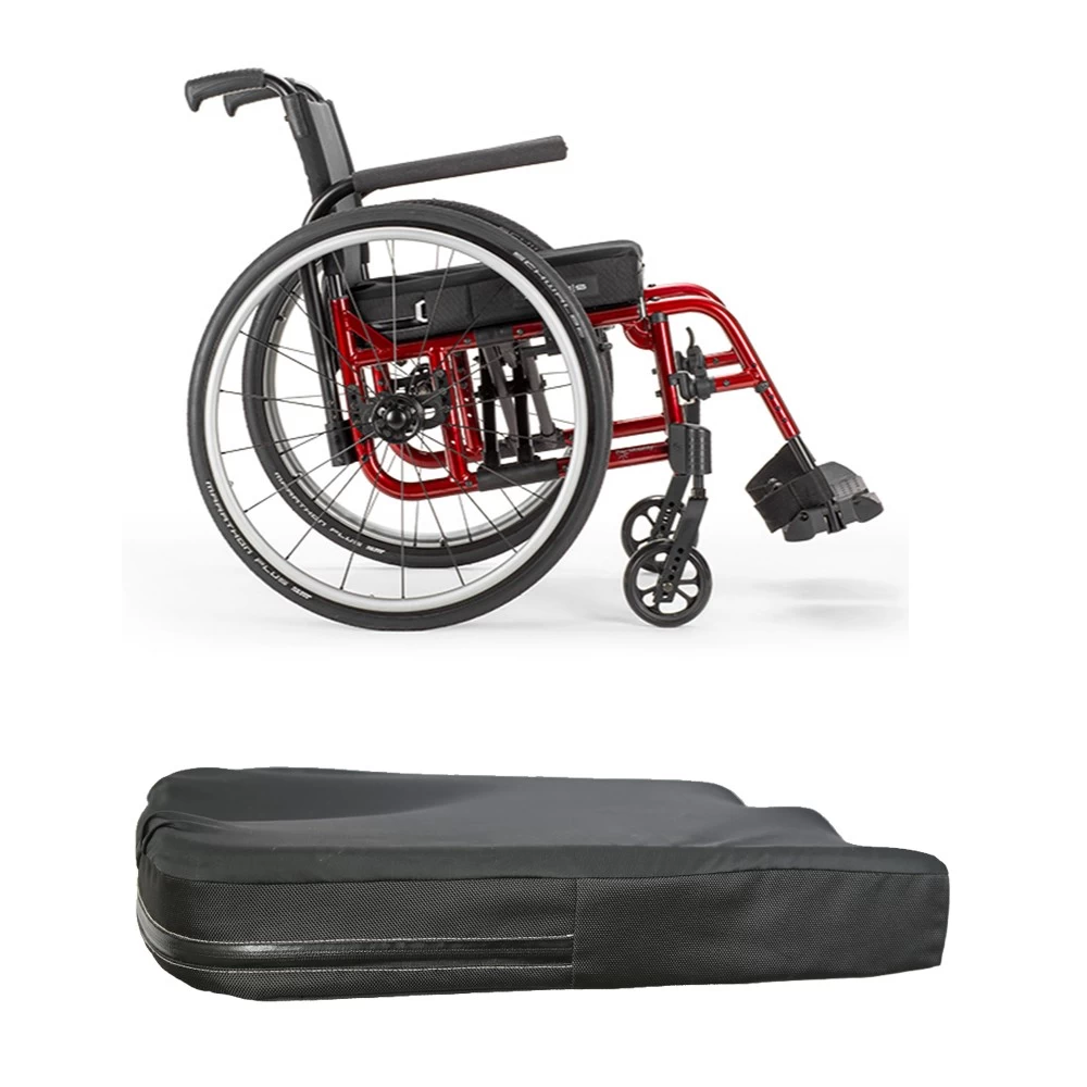 PU聚氨酯記憶泡沫輪椅坐墊中國製造商超厚一件符合人體工程學的形狀增強舒適度
