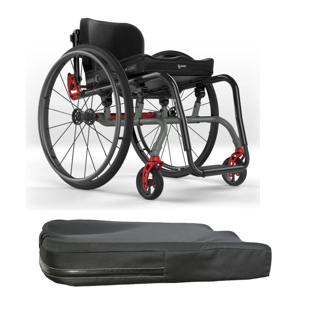 PU聚氨酯記憶泡沫輪椅坐墊中國製造商超厚一件符合人體工程學的形狀增強舒適度