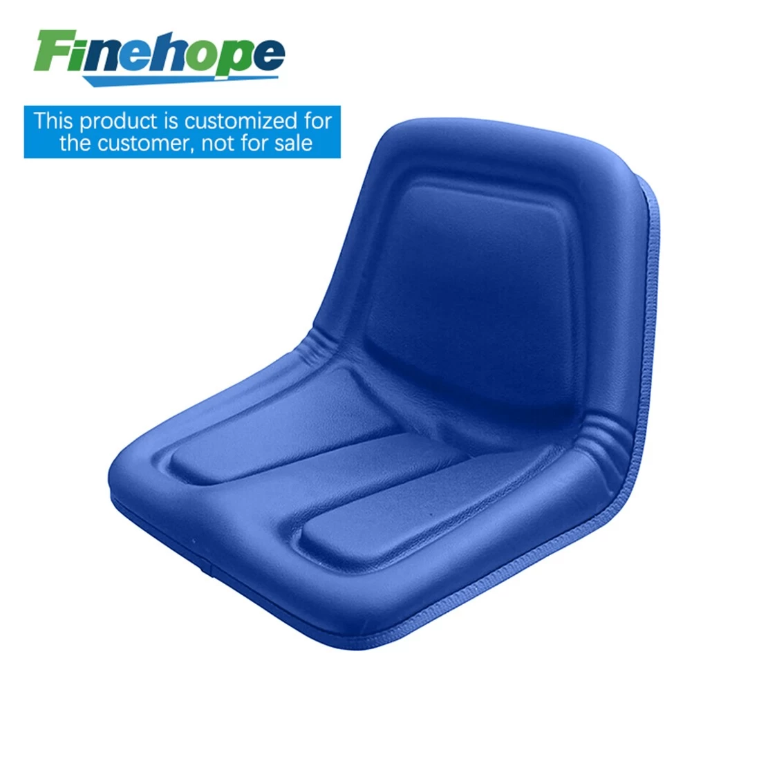 مقاعد مخصصة عالمية عالية الظهر PVC جزازة العشب مع مسند ذراع قابل للتعديل