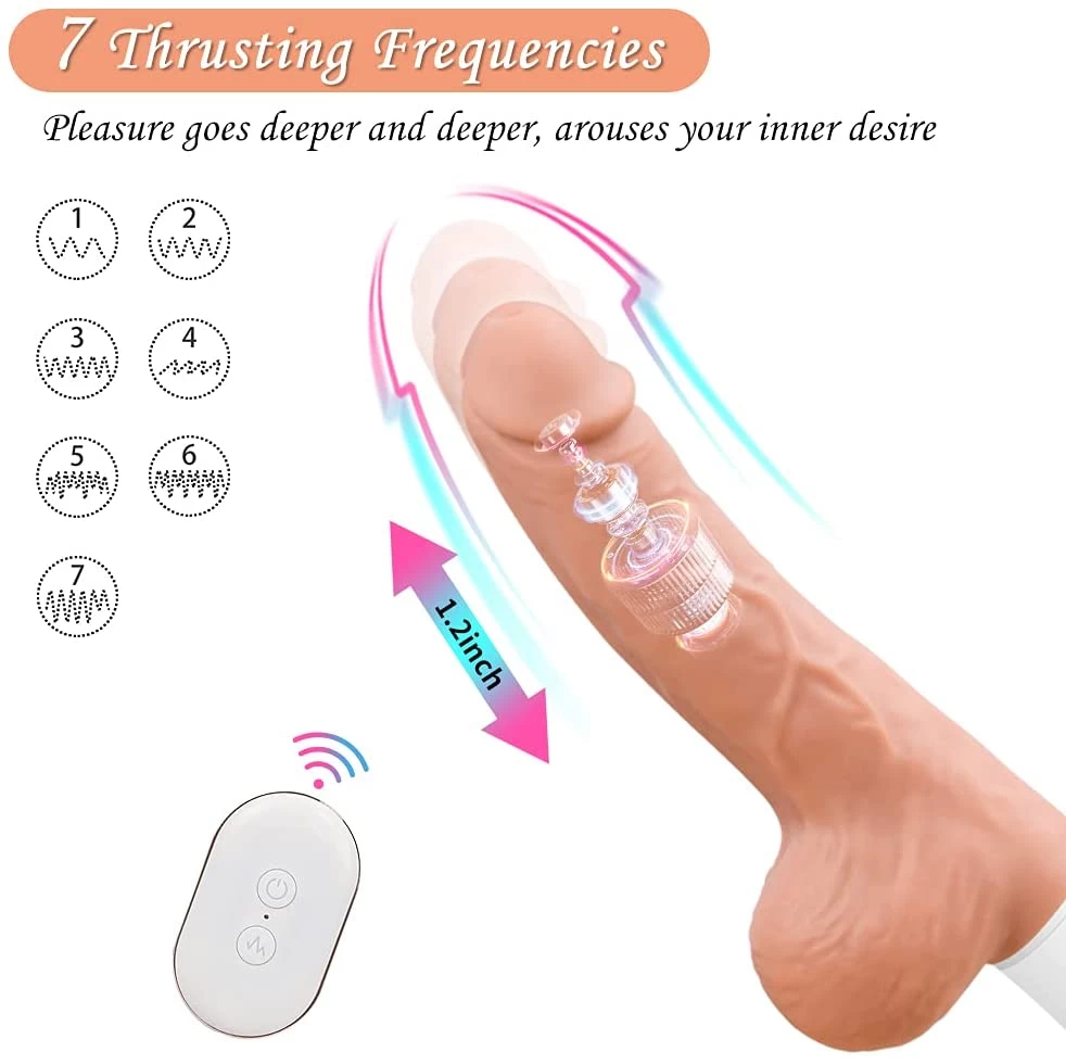 Gode ​​électrique Vibration Chauffage 170° Télécommande d'aspiration