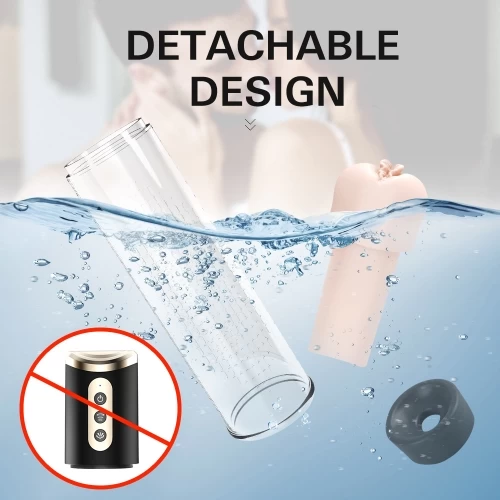 Penis Pump,2 in 1 Penis Pump with 4 Suction Intensities, KS2265