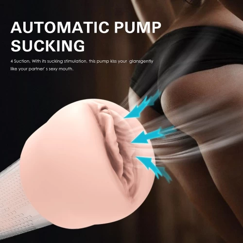 Penis Pump,2 in 1 Penis Pump with 4 Suction Intensities, KS2265