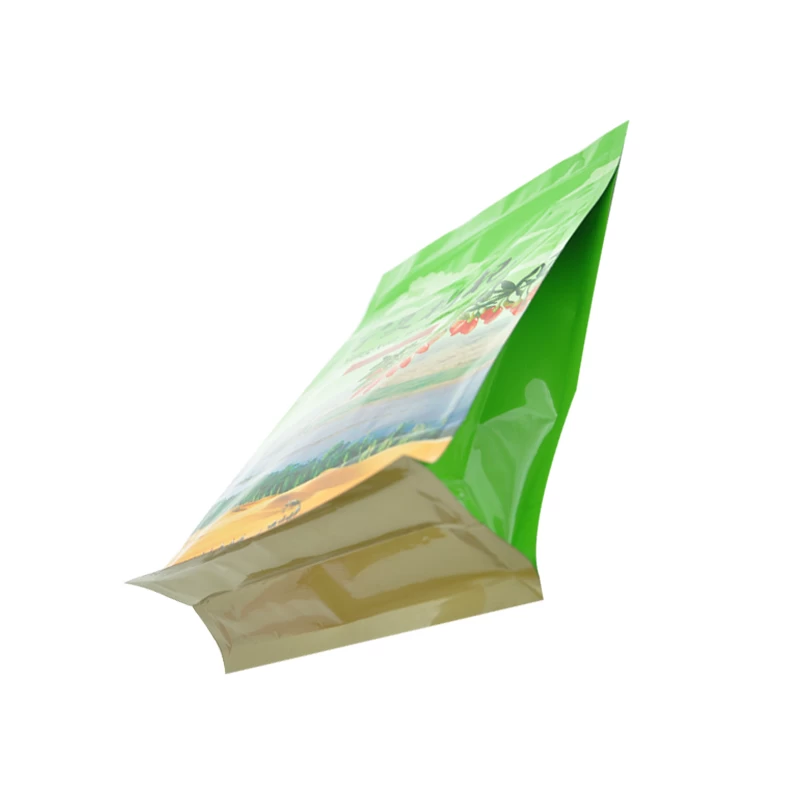 aluminum high barrier food packaging flat bottom bag for dry wolfberry