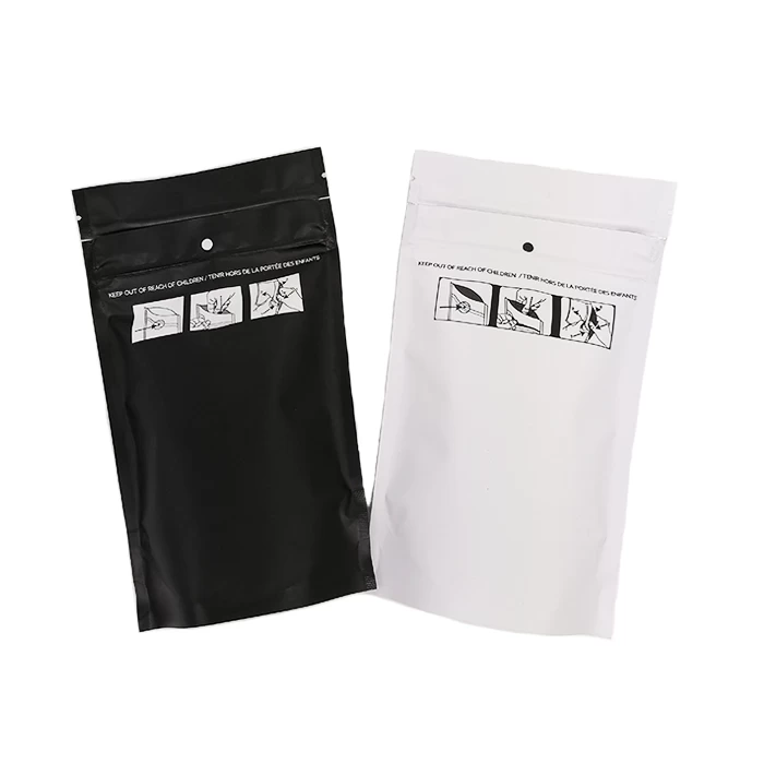 Custom Printed Mylar Ziplock Bag Child Resistant Bag Child Resistant Exit Bag