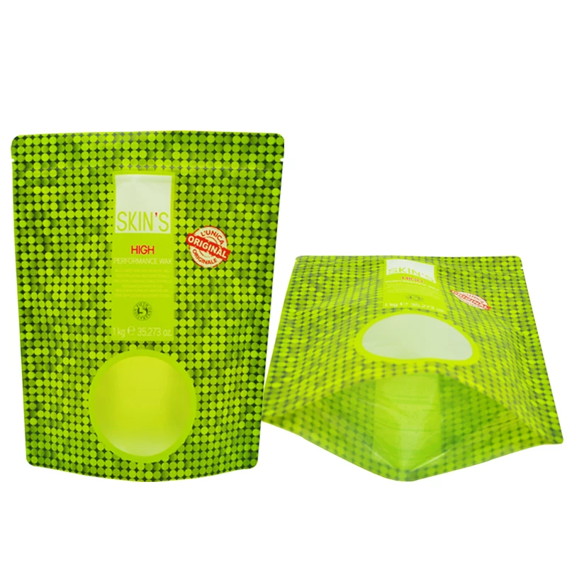 ถุงบรรจุภัณฑ์แบบผนึกพร้อมหน้าต่างใส Stand Up Mylar zipper Bags