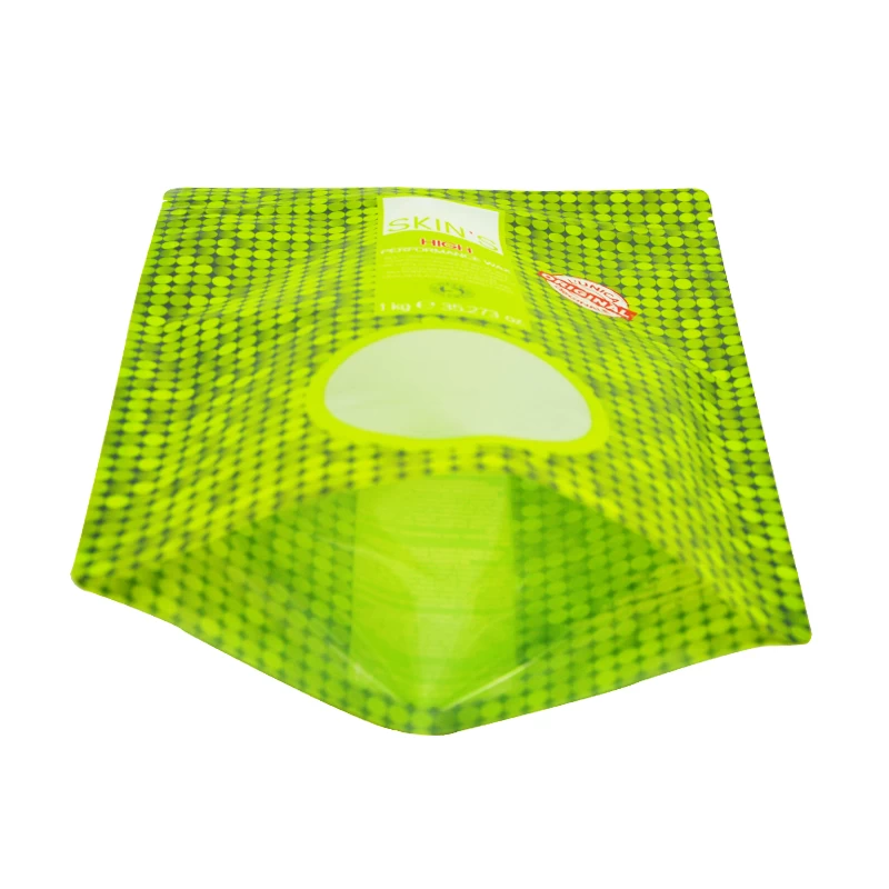 ถุงบรรจุภัณฑ์แบบผนึกพร้อมหน้าต่างใส Stand Up Mylar zipper Bags