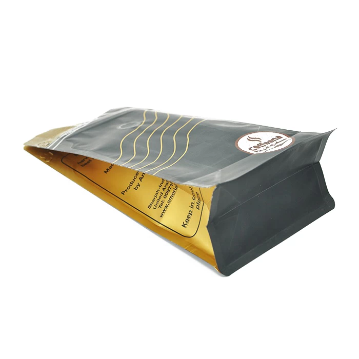 New design customizable coffee bag valve packaging plastic bag