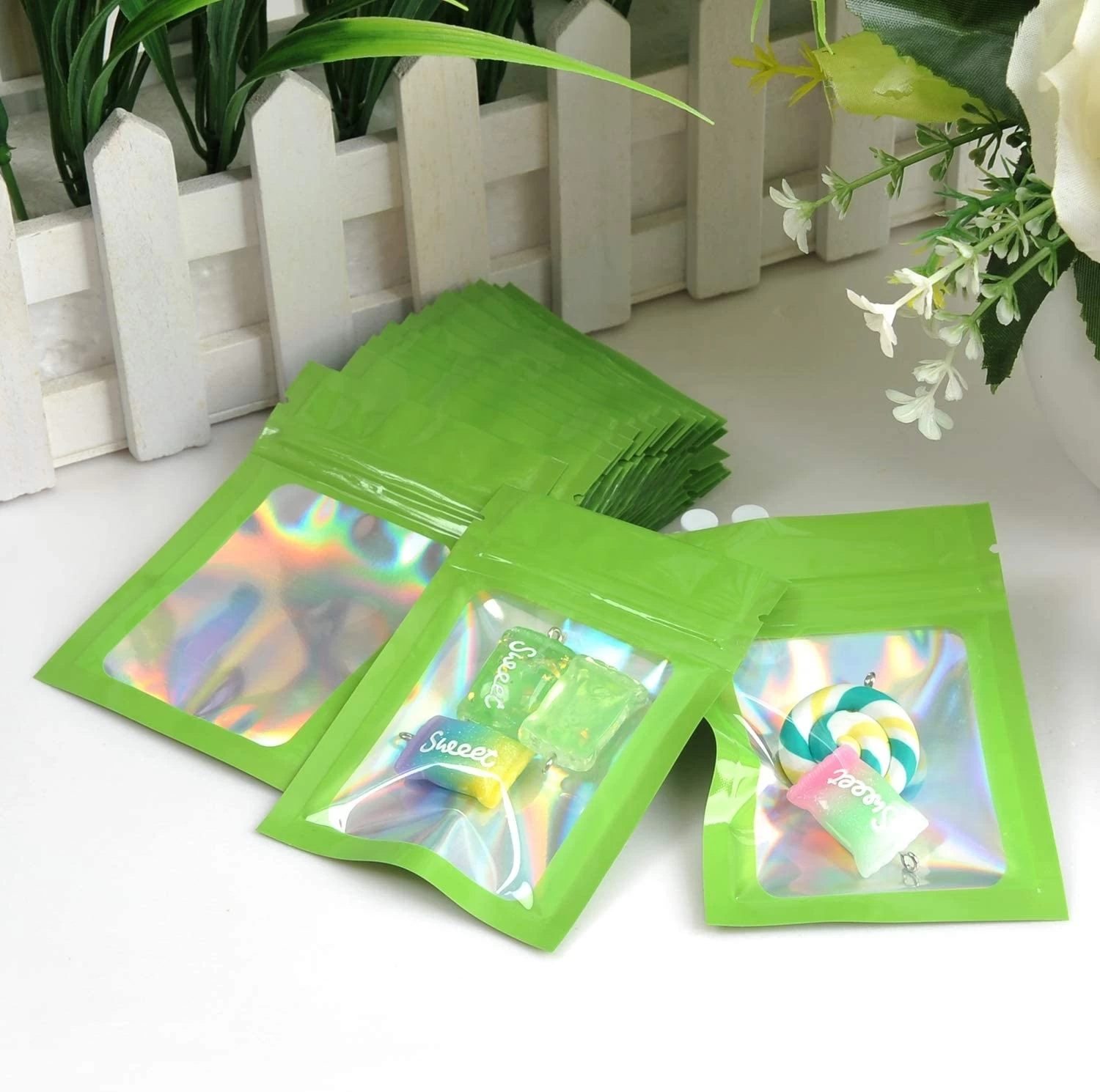 ถุงซีล 3 ด้าน ซองพลาสติก ziplock พร้อมหน้าต่างใส