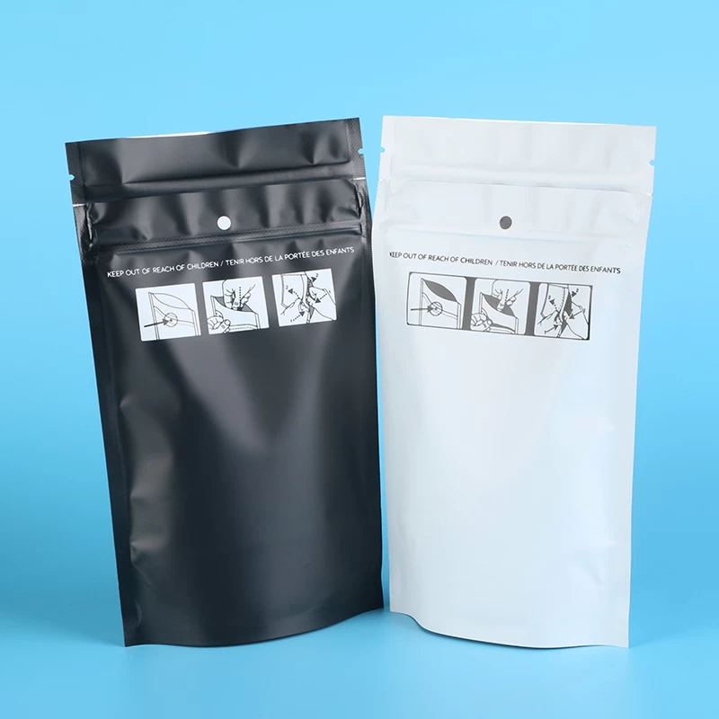 ผนึก Ziplock Doypack ถุงบรรจุภัณฑ์ขนมขบเคี้ยวยืนขึ้นถุงบรรจุภัณฑ์ถุงซิปสำหรับถั่ว