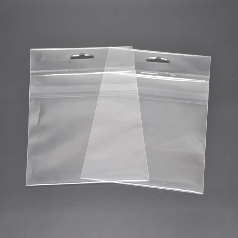 Head Card Opp Header Bag ถุงพลาสติกใสแบบมีกาวในตัว