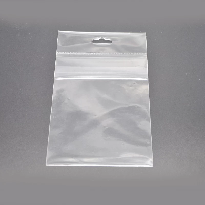 Head Card Opp Header Bag ถุงพลาสติกใสแบบมีกาวในตัว