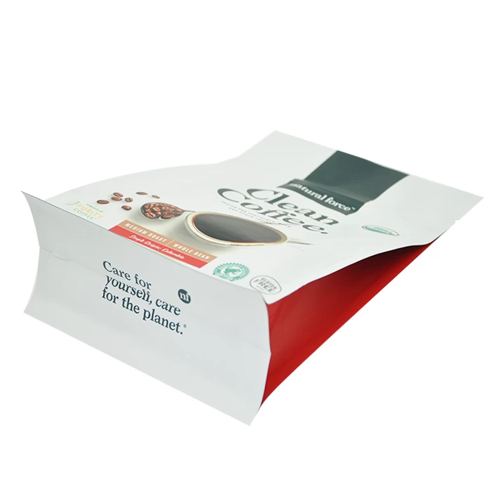 Custom Design Aluminum Foil Side Gusset Coffee Tea Bag