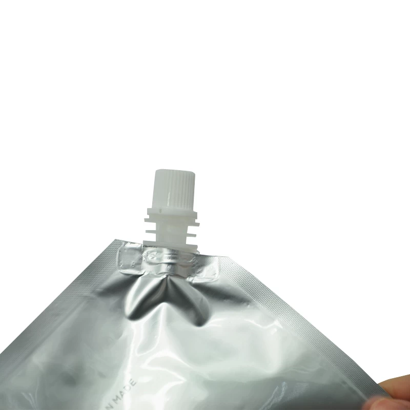 Aluminum foil Liquid Lotion Refill Pack Spout Pouch