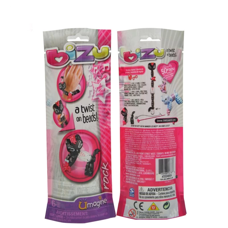 การออกแบบที่กำหนดเอง Heat Seal ยืนขึ้นถุงบรรจุภัณฑ์พลาสติก Doypack พร้อมรูจับ
