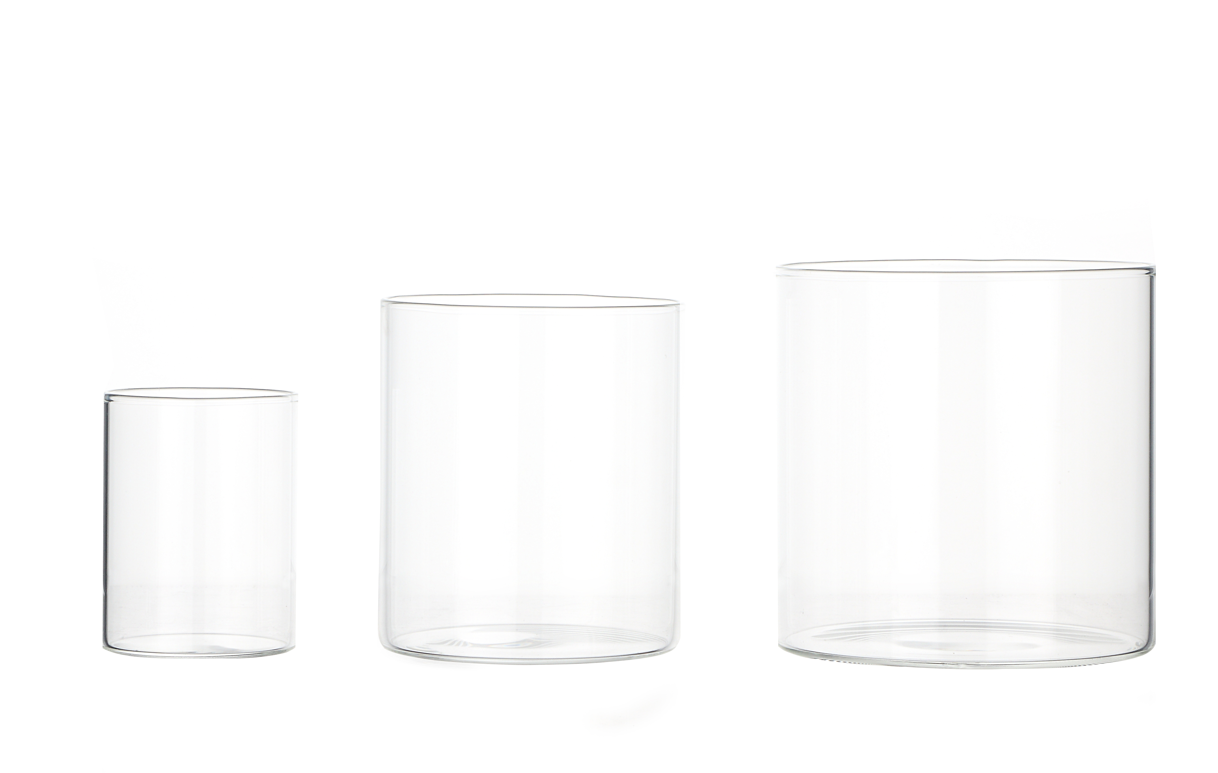 3 Wick Candle Holder Borosiliate Glass Laser Engraving Pink