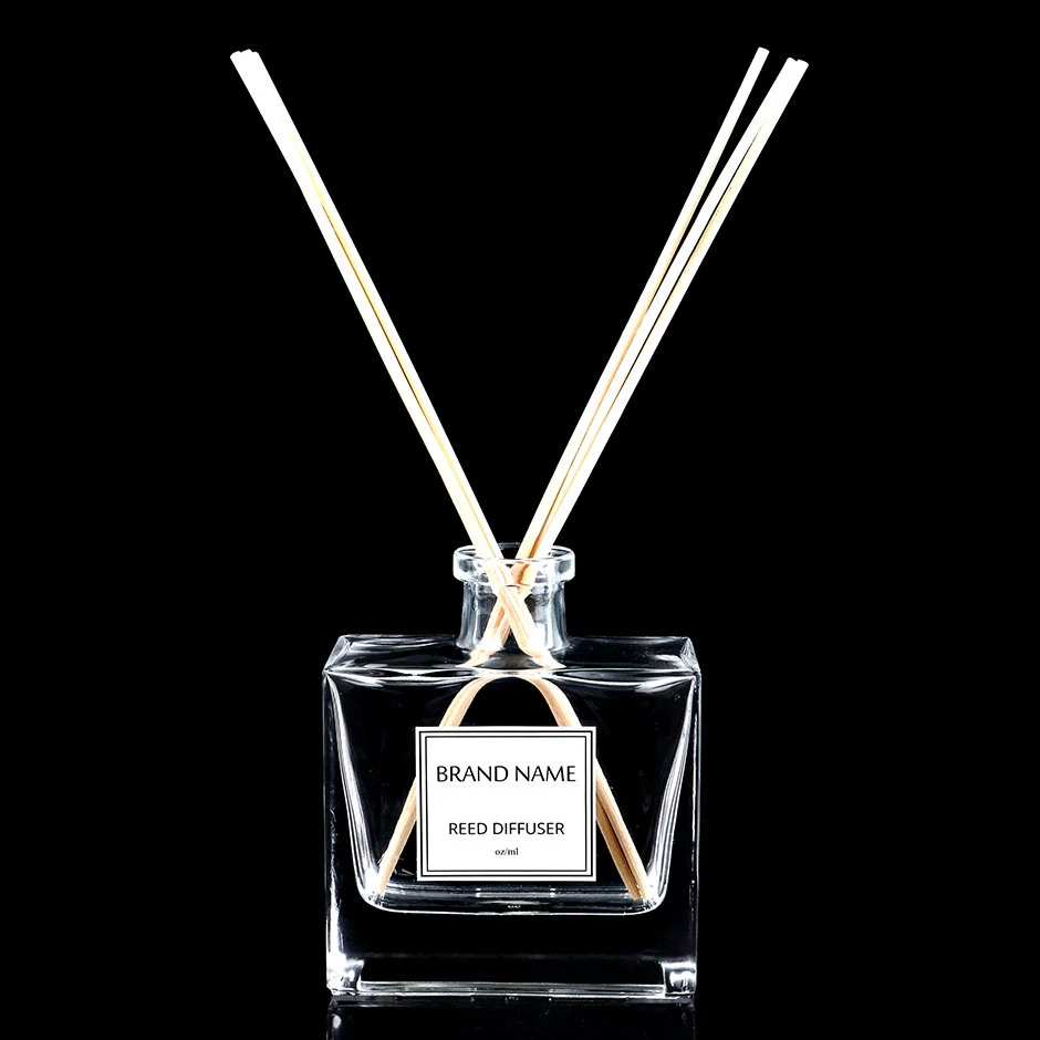 6oz Square Glass Home Fragrance Reed Diffuser Wholesale