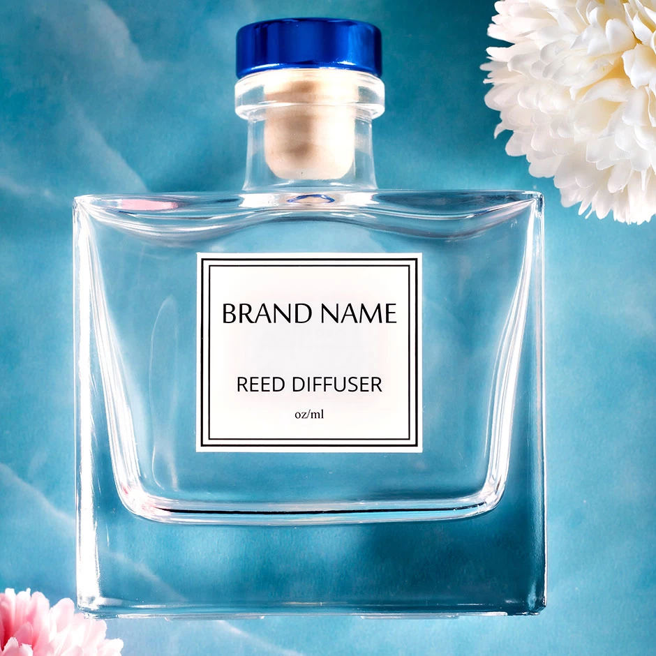 6oz Square Glass Home Fragrance Reed Diffuser Wholesale