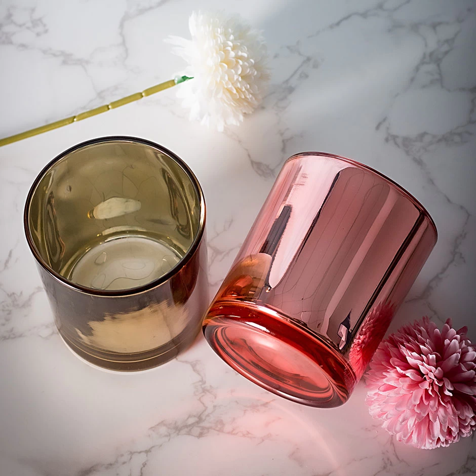 Metalization Rose Gold  Candle Jar 11oz