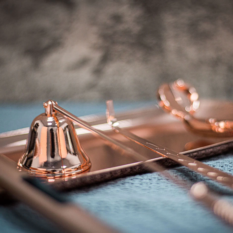 Rose Gold Candle Accessory Wick Trimmer Snuffer Supplier