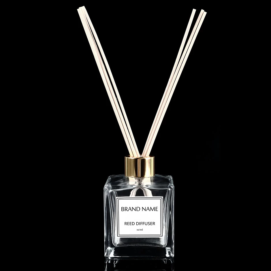Square Reed Diffuser Glass Bottle Supplier
