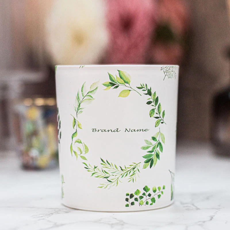 Cupwind Newly Design Decal Votive Candle Holder 8oz