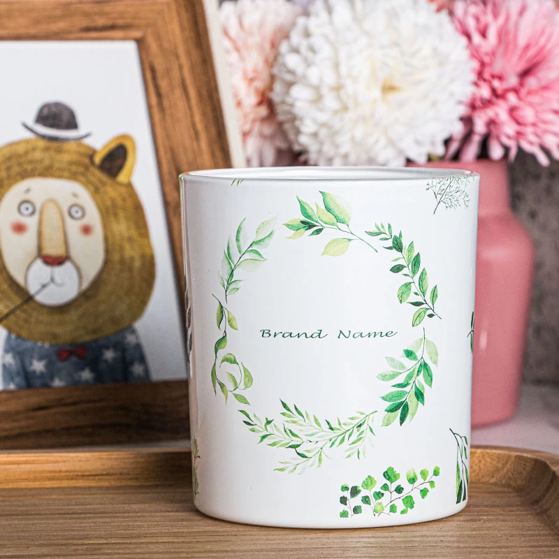 Cupwind Newly Design Decal Votive Candle Holder 8oz
