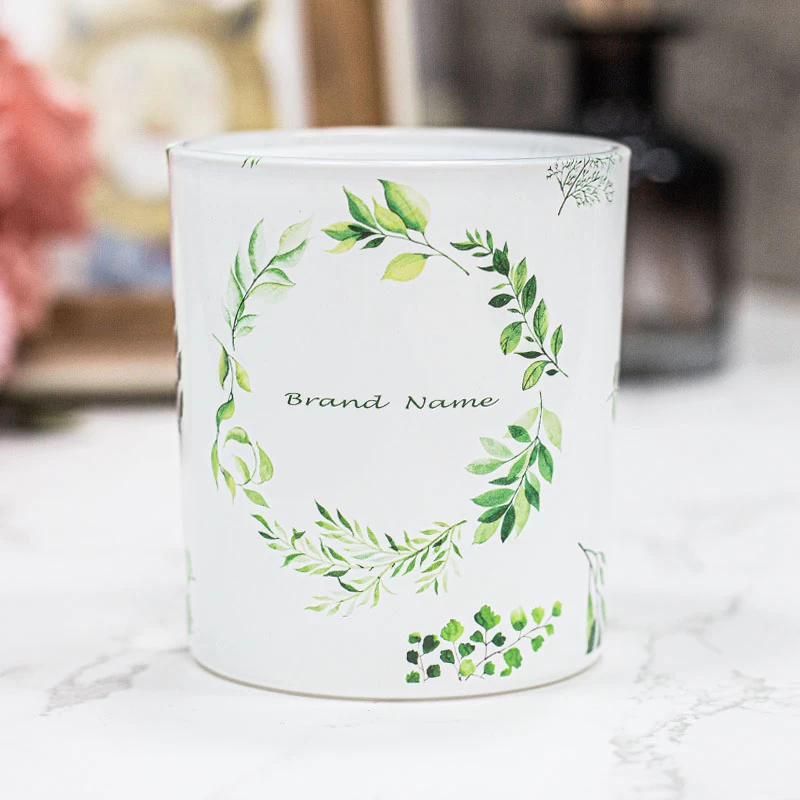 decal candle holders